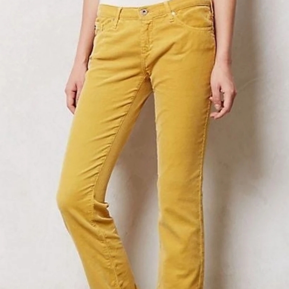 Ag Adriano Goldschmied Pants - AG Adriano Goldschmied Jeans Vintage Corduroy (Gold)
